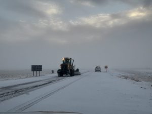 Vialidad Provincial intensifica el despeje de nieve sobre la Ruta Nacional 40 para garantizar la transitabilidad