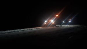 Vialidad Provincial intensifica el despeje de nieve sobre la Ruta Nacional 40 para garantizar la transitabilidad