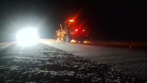 Vialidad Provincial intensifica el despeje de nieve sobre la Ruta Nacional 40 para garantizar la transitabilidad