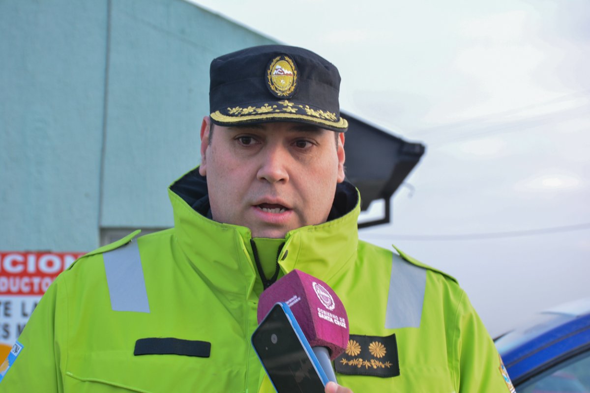 Jefe del Departamento Zona Sur de la División Caminera, comisario inspector Martín Lebrand.