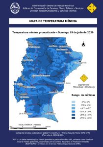 Vialidad Provincial alerta por precipitaciones en forma de nieve que afectarán al centro y sur provincial 
