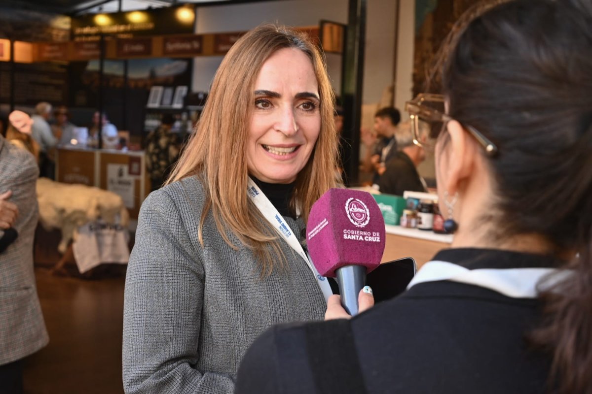 Nadia Ricci: "El stand duplica al del a&ntilde;o pasado y eso demuestra que la provincia ha hecho un gran trabajo en materia productiva"
