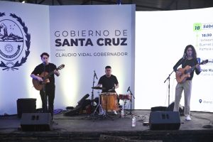 Sueño Andariego fue el encargado de abrir el Stand de Santa Cruz en la 138° Exposición Rural de Palermo
