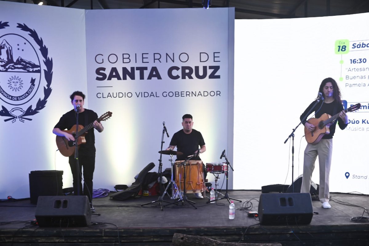 Sueño Andariego fue el encargado de abrir el Stand de Santa Cruz en la 138° Exposición Rural de Palermo