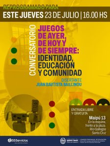 Reprograman el conversatorio sobre juego, educación e identidad en el Museo Minnicelli