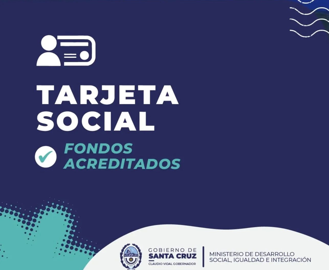 Comunicado: acreditación de Tarjeta Social
