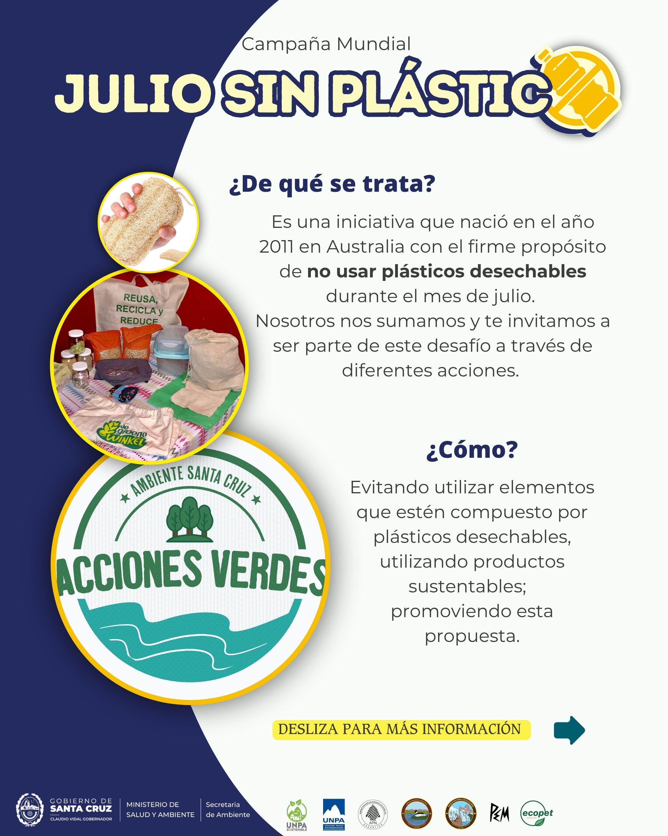 Se realizará el segundo ciclo de charlas virtuales para concientizar sobre el impacto de los plásticos de un solo uso
