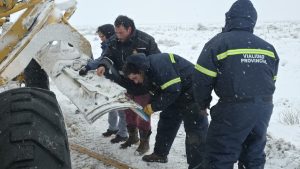 Vialidad Provincial intensifica el despeje de rutas y la asistencia ante el temporal de nieve 
