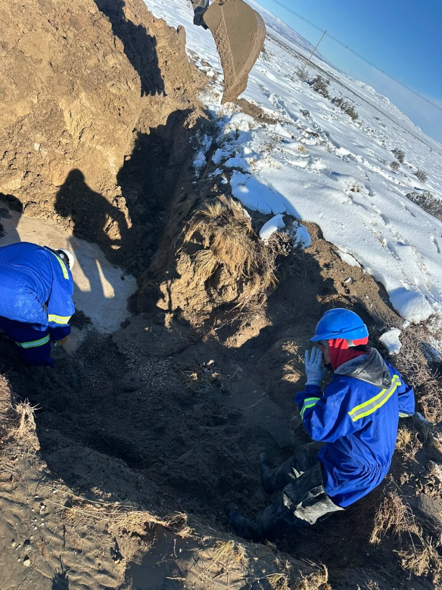 SPSE trabaja en la reparación del acueducto y solicita no circular por la zona de captación del río Deseado