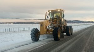 Vialidad Provincial intensifica las tareas de despeje de nieve sobre rutas santacruceñas