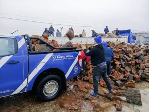  Continúa la logística de leña y el acompañamiento integral a familias de Río Gallegos