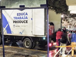 Intensas jornadas de trabajo de los equipos del Ministerio de Desarrollo Social en Las Heras