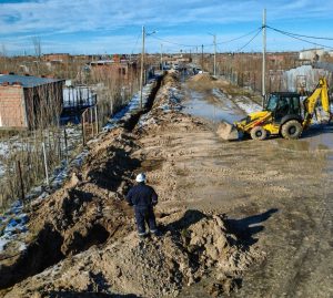 Juan Carlos Berasaluce supervisó obras en Pico Truncado y gestionó para ampliar el servicio de gas 