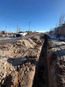 Juan Carlos Berasaluce supervisó obras en Pico Truncado y gestionó para ampliar el servicio de gas 