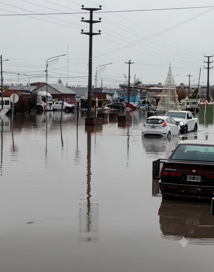 SPSE desmiente al  Municipio: la inundación en calle Gotti responde a la inexistencia de una red pluvial