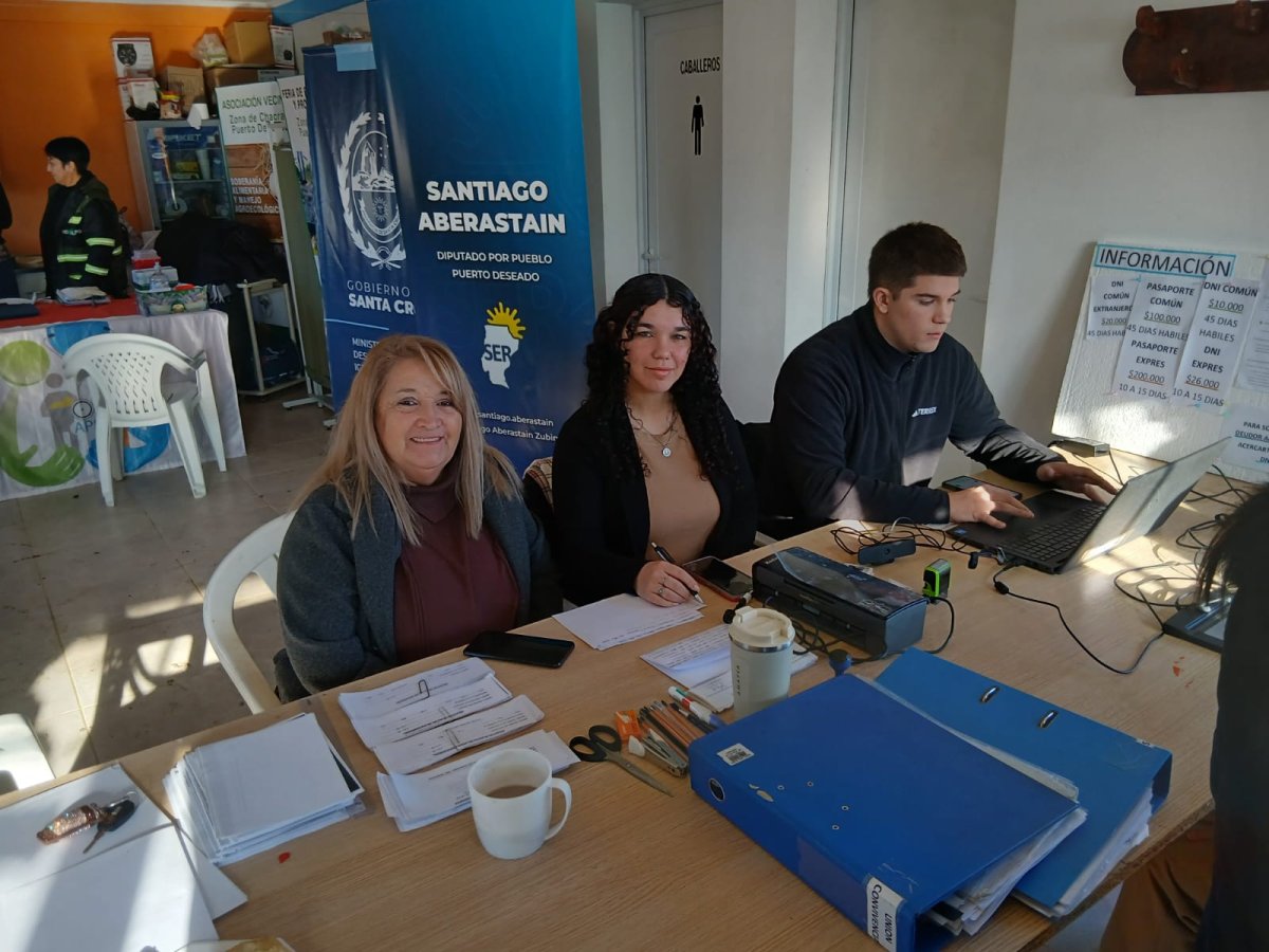 Política territorial y Estado presente: acercan servicios a familias de la zona de chacras de Puerto Deseado
