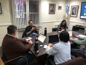 Provincia se reunió con la Municipalidad de Las Heras en otra mesa de trabajo técnica 