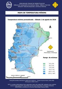 Se esperan precipitaciones de intensidad débil a moderada durante los días 30 y 31 de julio 