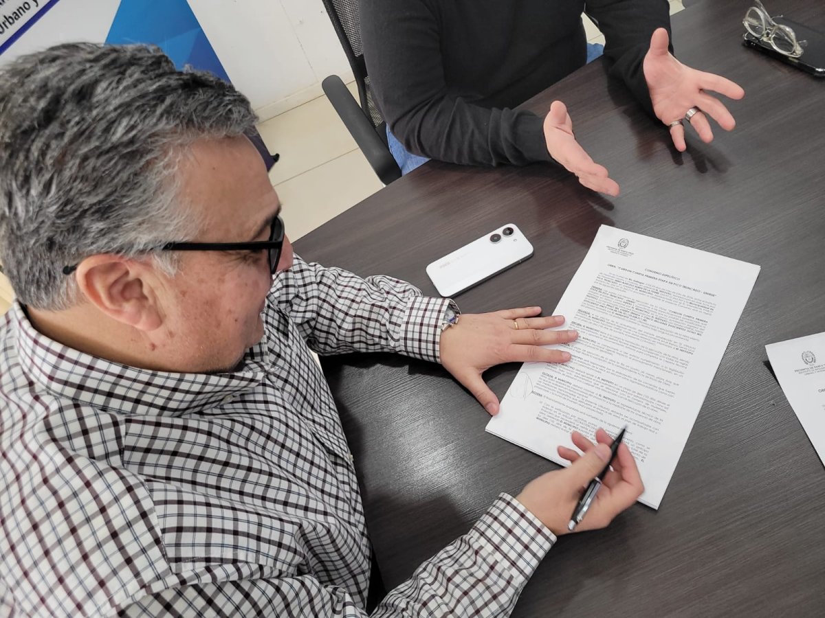 El Gobierno Provincial financiará la primera etapa de cordón cuneta en Pico Truncado