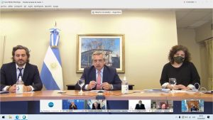 Alicia dialogó con el Presidente de la Nación