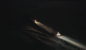 Vialidad Provincial continúa realizando tareas de despeje de nieve para garantizar la transitabilidad en las rutas de Santa Cruz