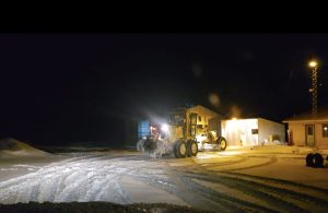 Vialidad Provincial continúa realizando tareas de despeje de nieve para garantizar la transitabilidad en las rutas de Santa Cruz