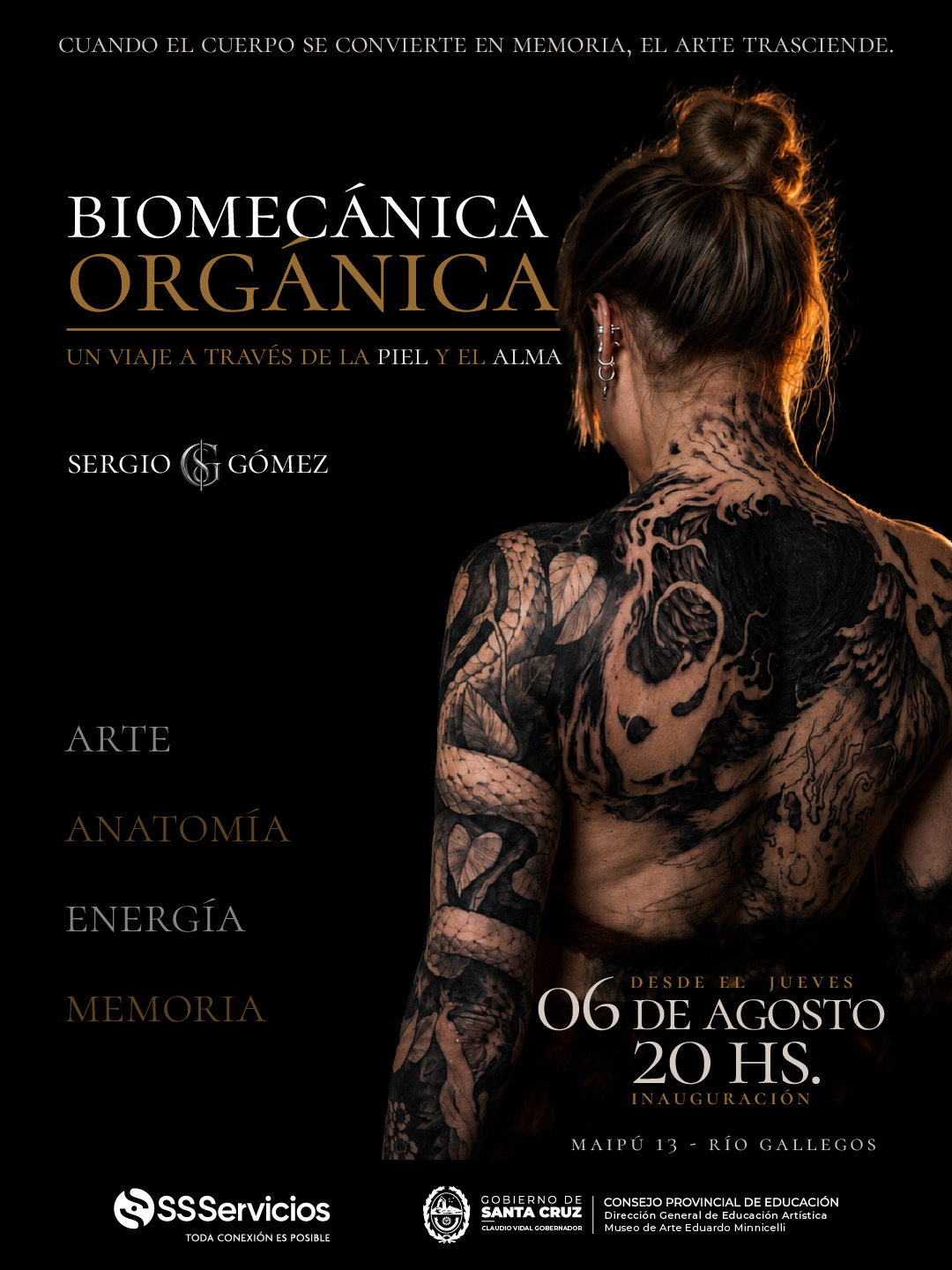 El Museo Minnicelli inaugurará la muestra "Biomecánica Orgánica"