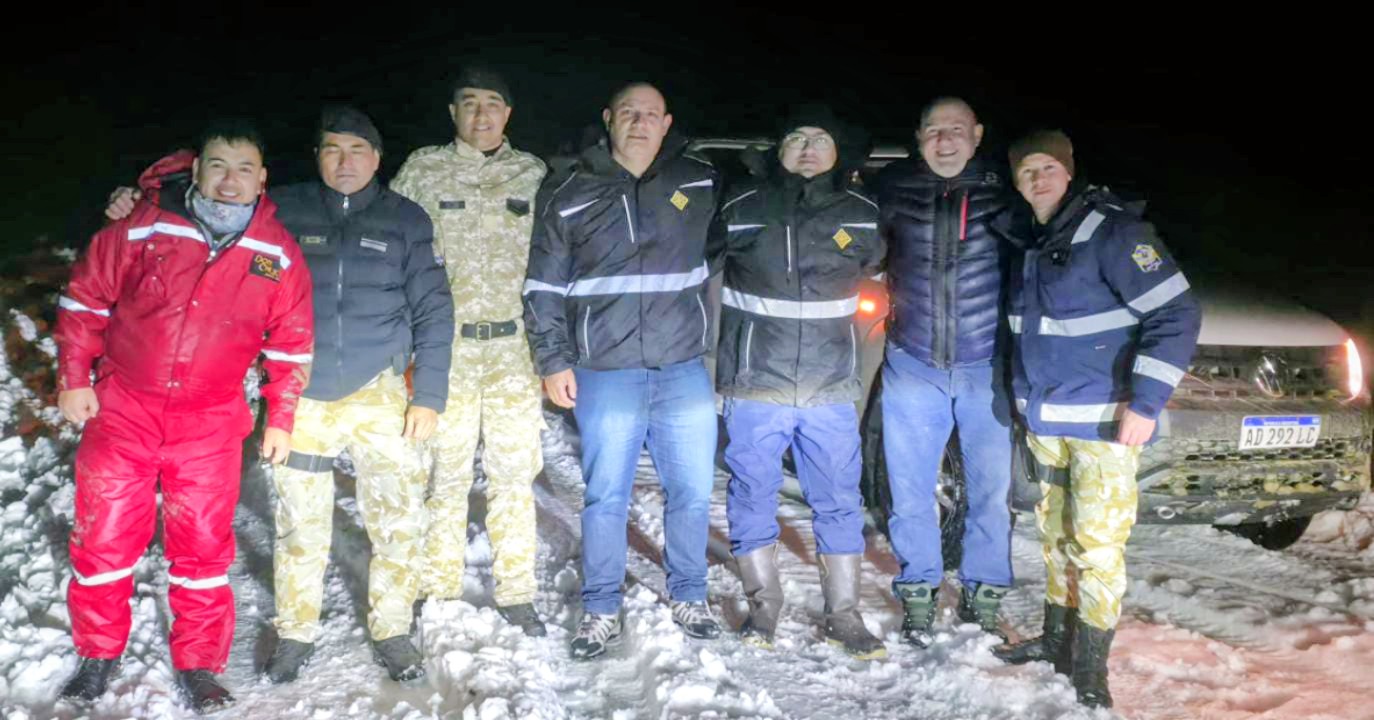 Presidente de Vialidad Provincial participó de un operativo de rescate sobre la Ruta Nacional N.º 288
