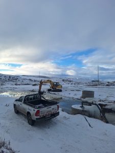 Operativo integral en Río Turbio: intensifican tareas para asegurar el suministro de agua potable 