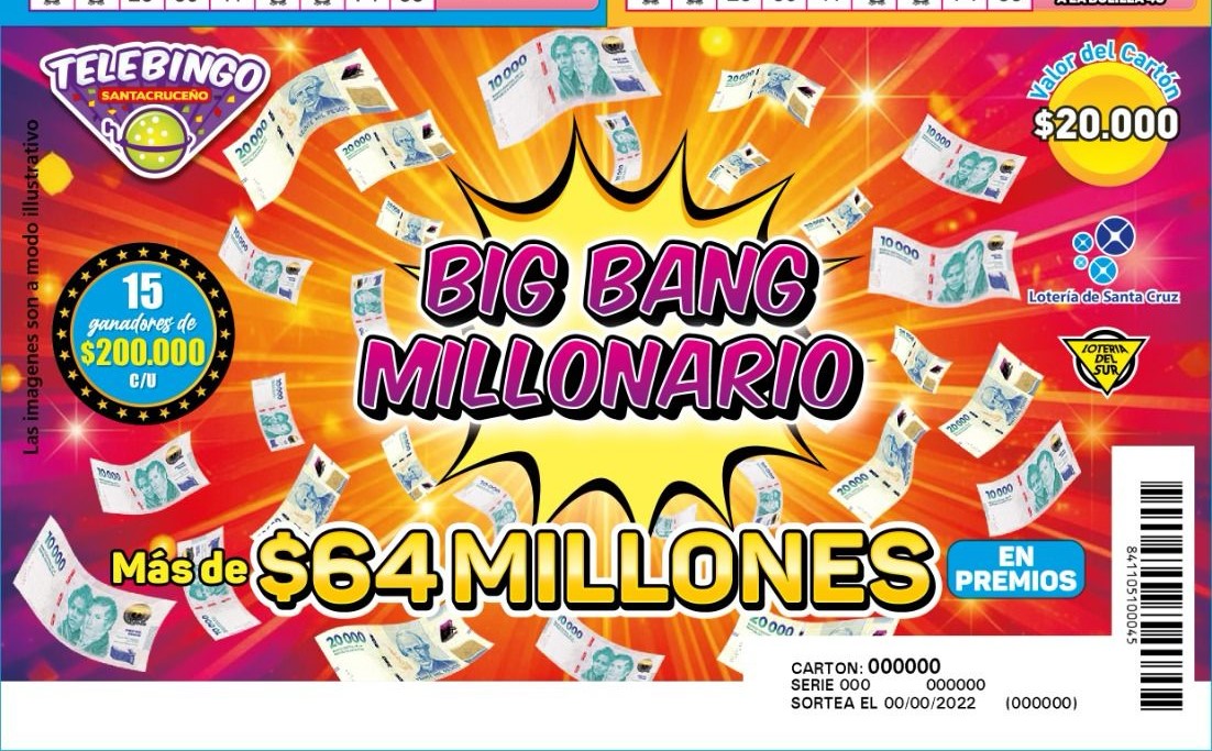 El Big Bang Millonario llega a Piedra Buena con más de $64 millones en premios