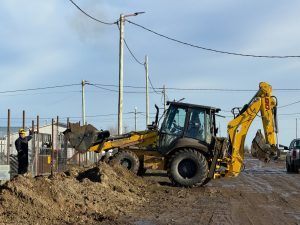 Distrigas continúa con las obras de extensión de redes de gas pese a las condiciones climáticas