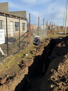 Distrigas continúa con las obras de extensión de redes de gas pese a las condiciones climáticas
