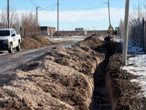 Distrigas continúa con las obras de extensión de redes de gas pese a las condiciones climáticas