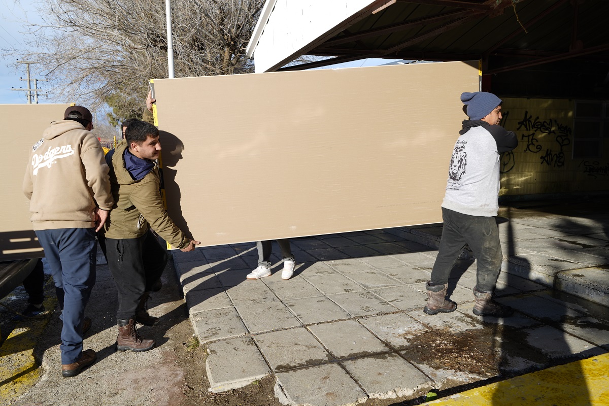 Educación refuerza las obras de infraestructura y climatización en las escuelas de Las Heras