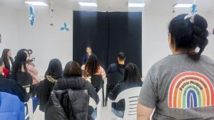 Charla sobre nutrición de primera infancia en el CDI Poicu Nuque de Piedra Buena