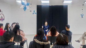 Charla sobre nutrición de primera infancia en el CDI Poicu Nuque de Piedra Buena