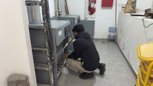 Trabajos para mejorar los espacios de aprendizaje en el Jardín Nº 49 de Pico Truncado