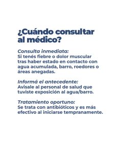 Leptospirosis: Recomendaciones para prevenir el contagio