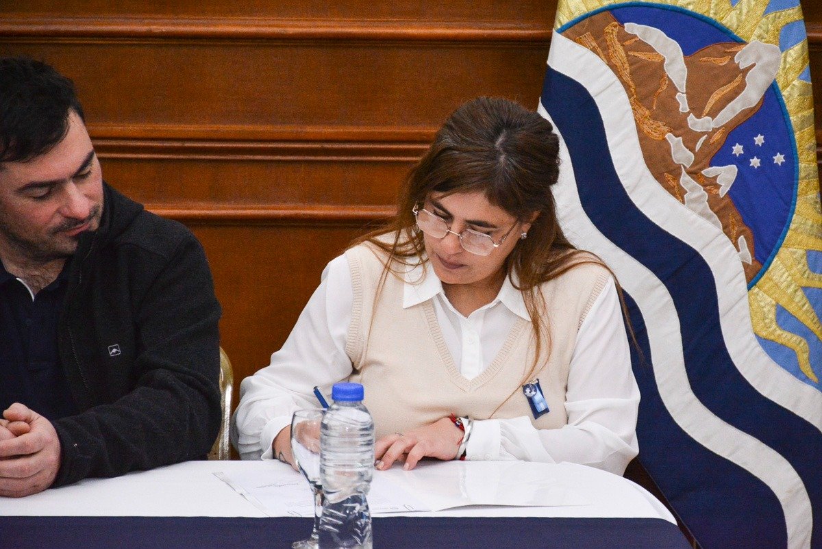 Verónica Serra, administradora del puerto de Puerto Deseado.