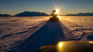 Vialidad Provincial refuerza el despeje de nieve en las rutas de Gobernador Gregores