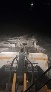 Vialidad Provincial refuerza el despeje de nieve en las rutas de Gobernador Gregores