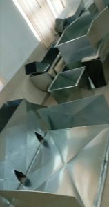 Se supervisó la llegada de materiales para avanzar con la obra de calefacción en la Escuela Industrial N° 7 de Las Heras