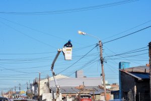 Servicios Públicos comenzó en Río Gallegos con el recambio de luminarias LED