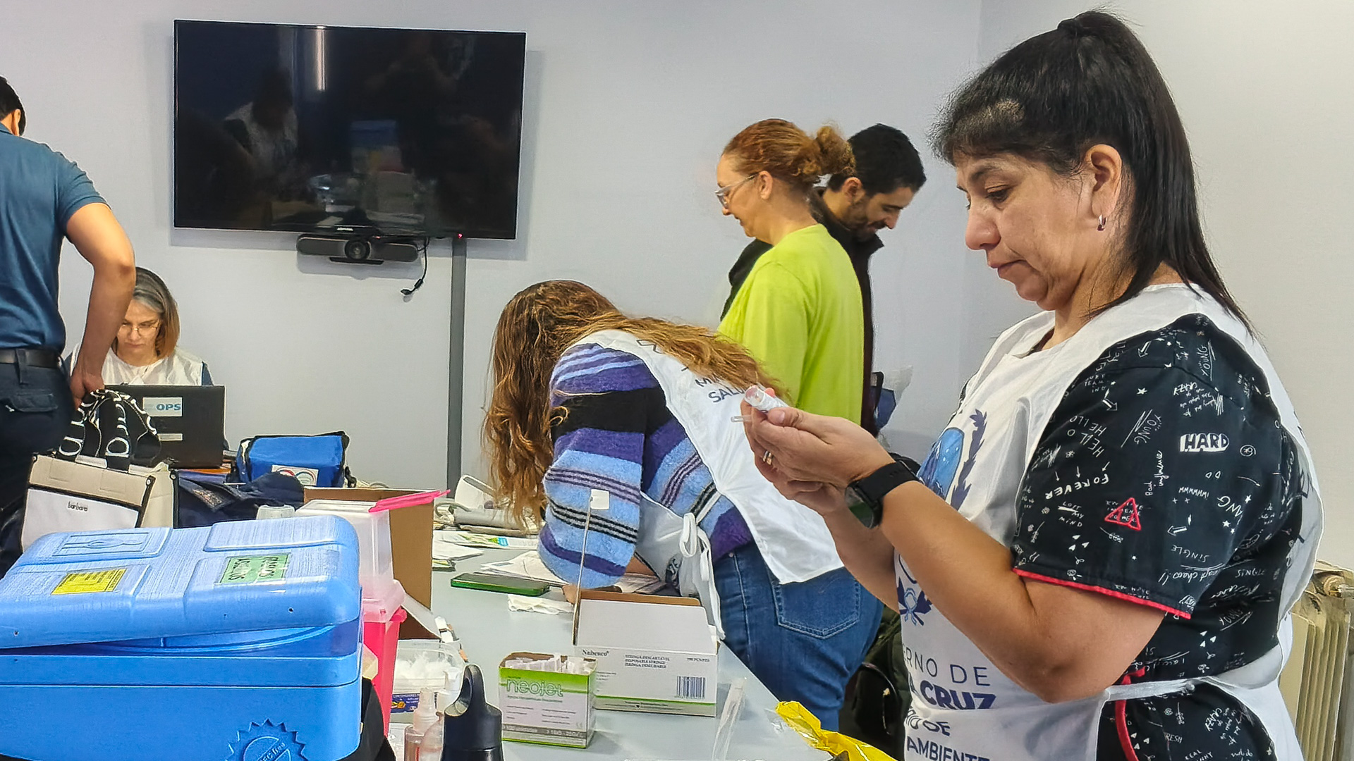 Jornada de Vacunación destinada al personal de Servicios Públicos Sociedad del Estado