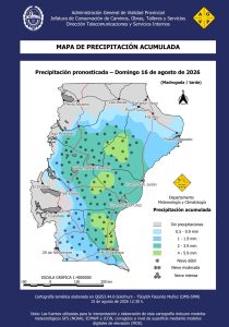 Vialidad Provincial alerta sobre precipitaciones en forma de lluvia y nieve en gran parte de Santa Cruz