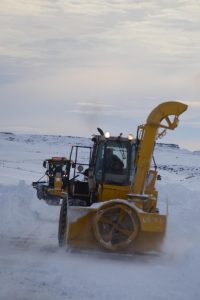 Una sopladora recuperada vuelve a las rutas de Santa Cruz 