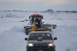 Una sopladora recuperada vuelve a las rutas de Santa Cruz 