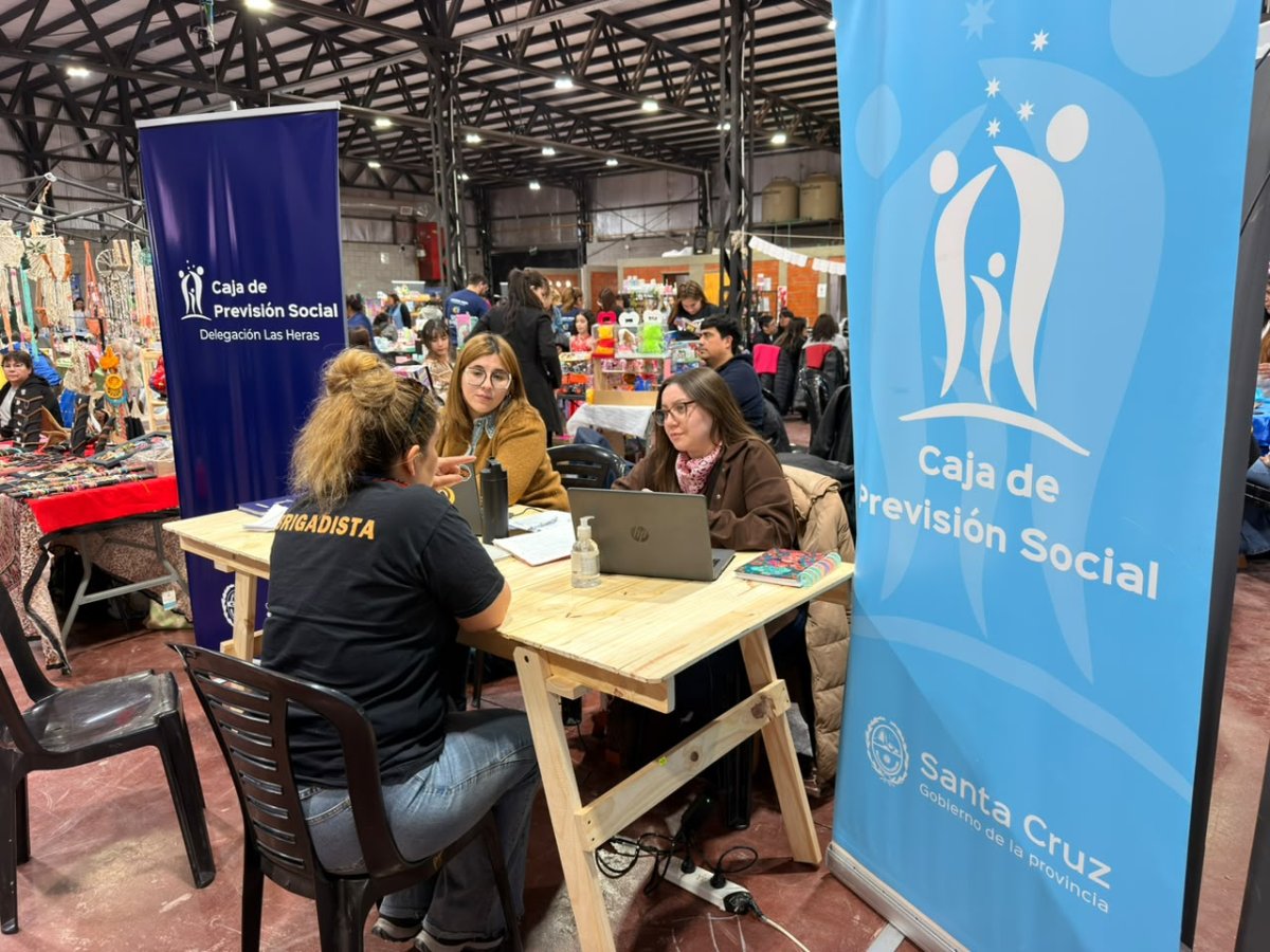 Viva Barrio llegó a Pico Truncado para acercar el Estado a la comunidad