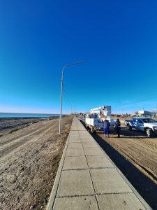 El Plan de Alumbrado LED avanza con nuevas instalaciones en El Chaltén y Puerto Santa Cruz
