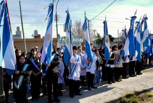 Educación conmemoró el 176° aniversario del Paso a la Inmortalidad del General José de San Martín en Caleta Olivia